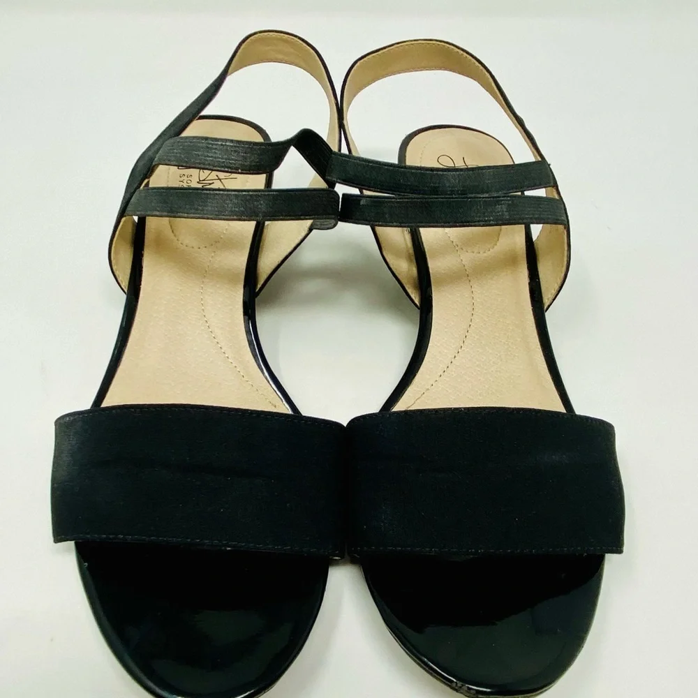 Elegant Black Women's Sandals Size 9.5